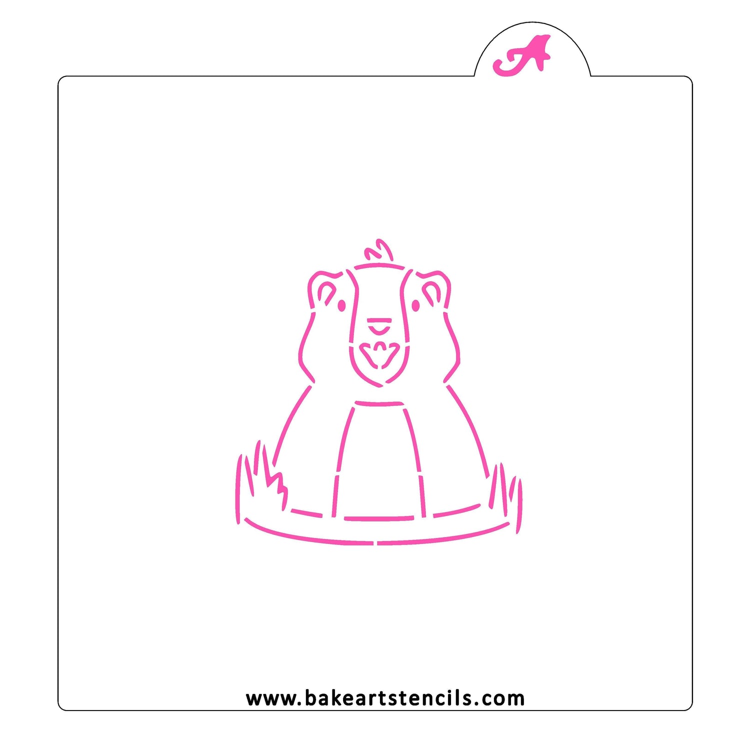 Groundhog Day PYO Cookie Stencil