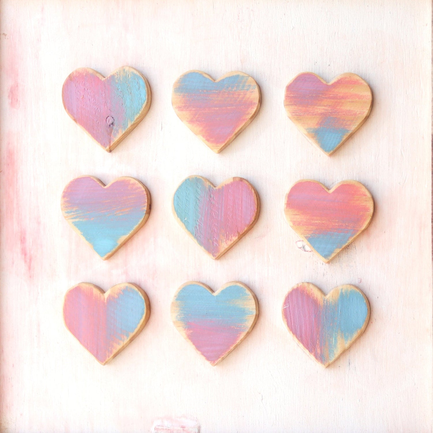 Heart Grid Art Prints
