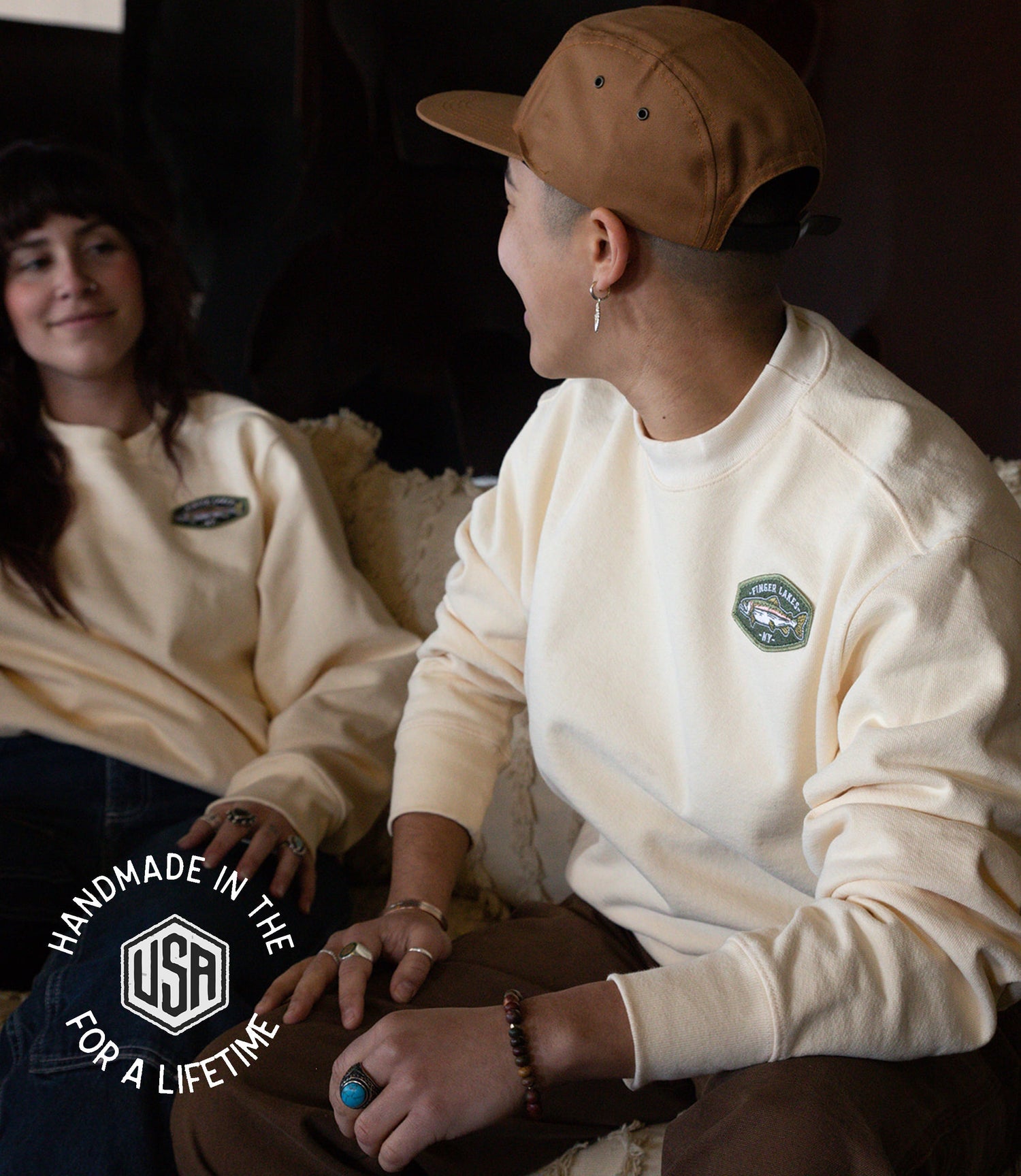 The Local Branch Trout Heavyweight Sweatshirt - USA Made