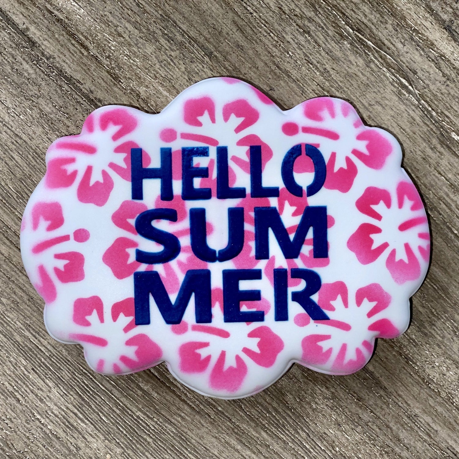 Hello Summer Cookie Stencil