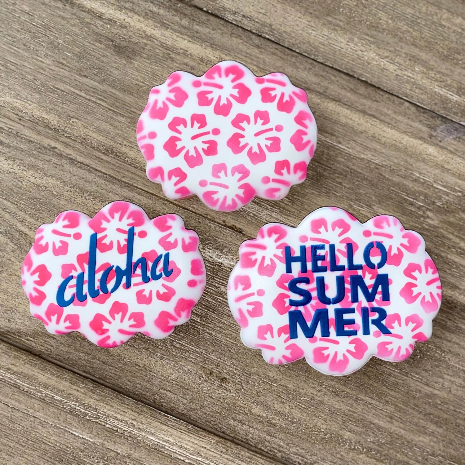 Hibiscus Flower Pattern Stencil