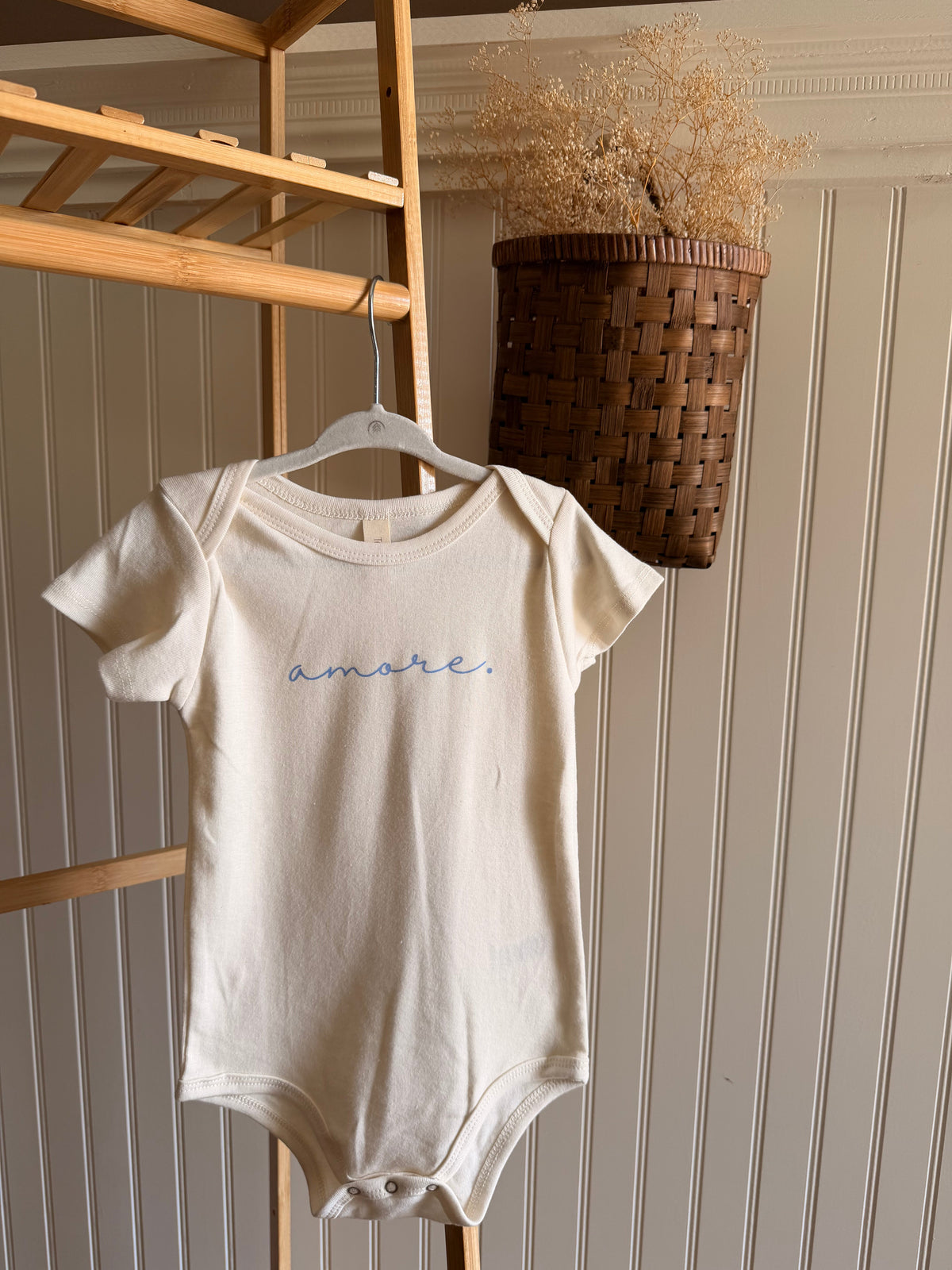 Amore Organic Cotton Baby Bodysuit by Tenth & Pine, product image 2