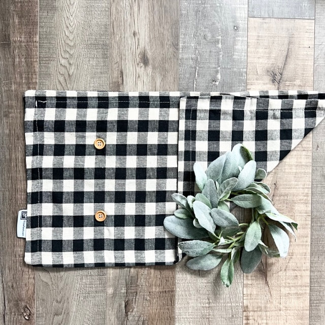COVER ONLY: RECTANGLE Gingham BUFFALO CHECK PILLOW COVER (no insert)