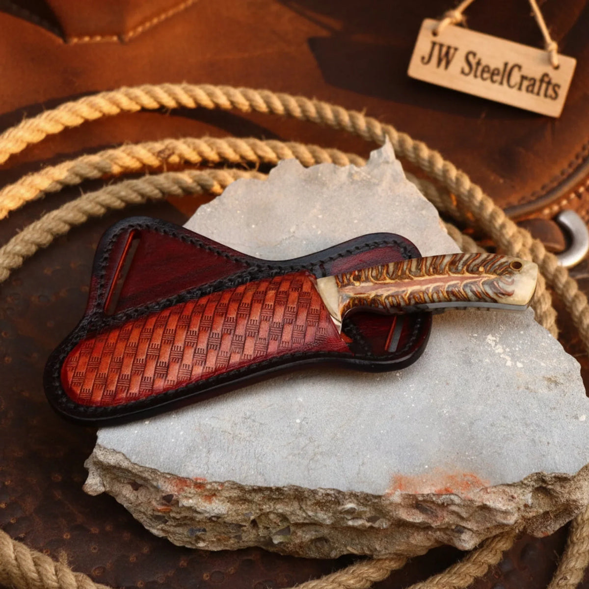 Ridgeline Stag Skinner Knife 8