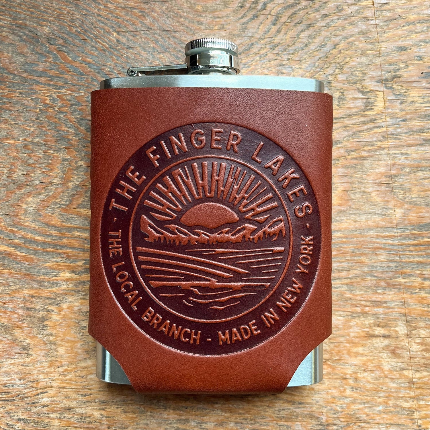 Leather Wrapped Flask