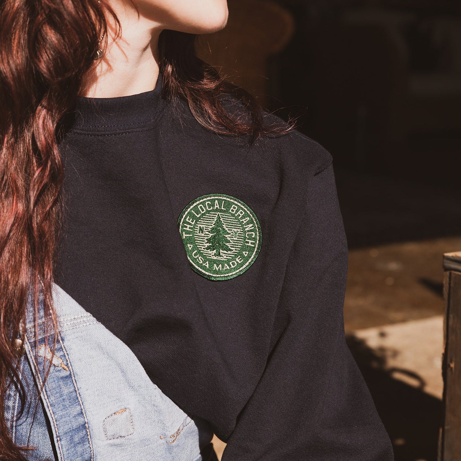 New York Pine Tree Heavyweight Sweatshirt - USA Made