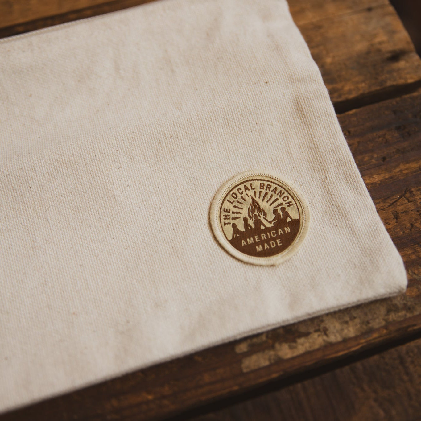 Canvas Zipper Pouch - USA Made