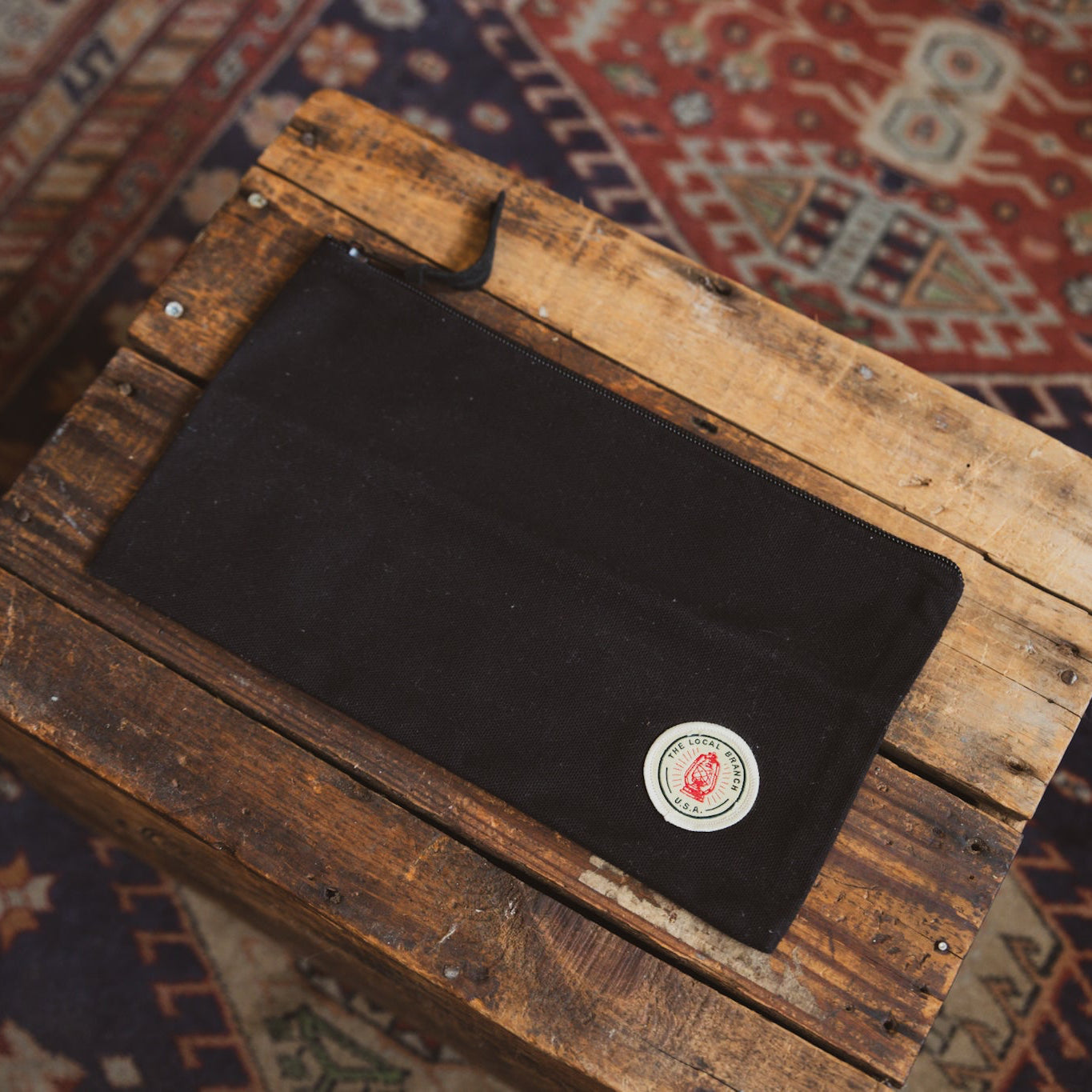 Canvas Zipper Pouch - USA Made