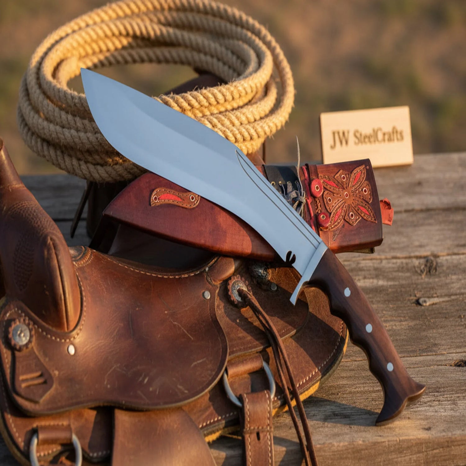 Rustic Rope Kukri 15