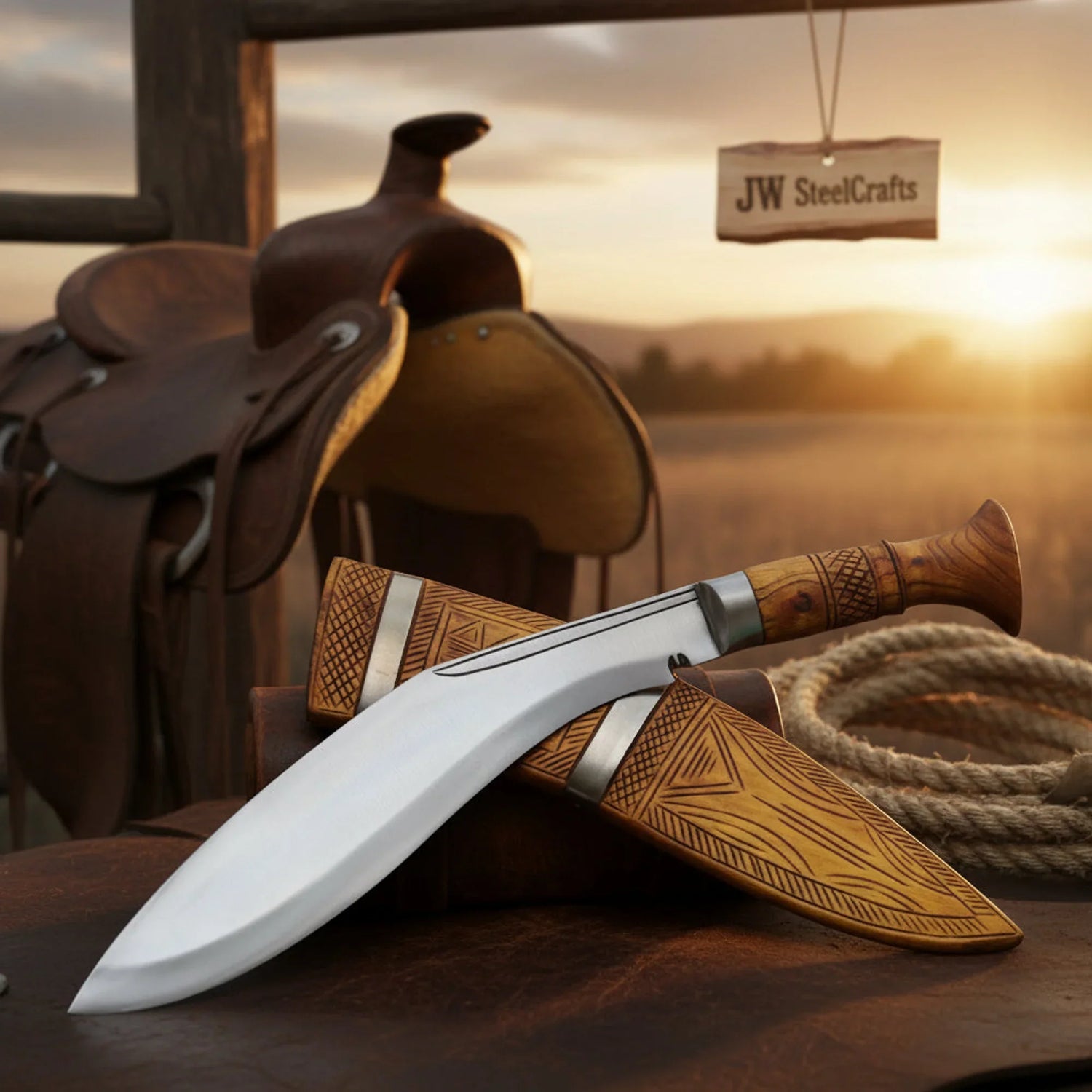 Authentic Hand-Forged Nepalese Khukuri knife 15