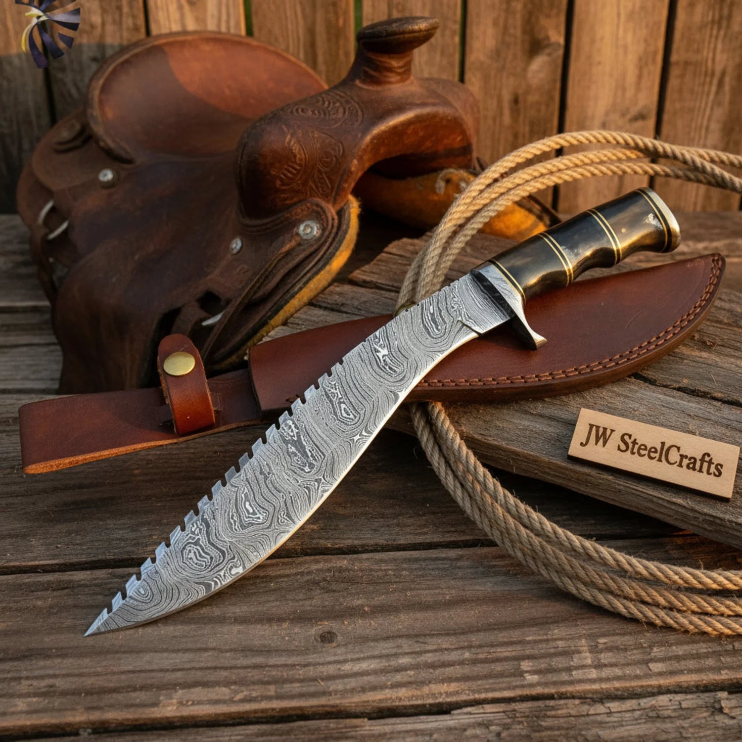 Sawback Kukri knife 16