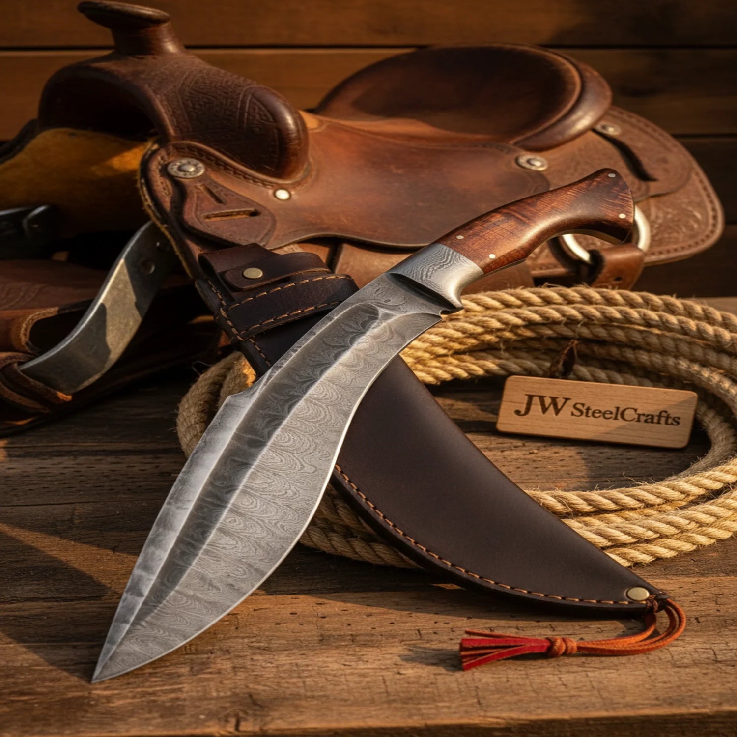 Ember Tassel Kukri Knife 9