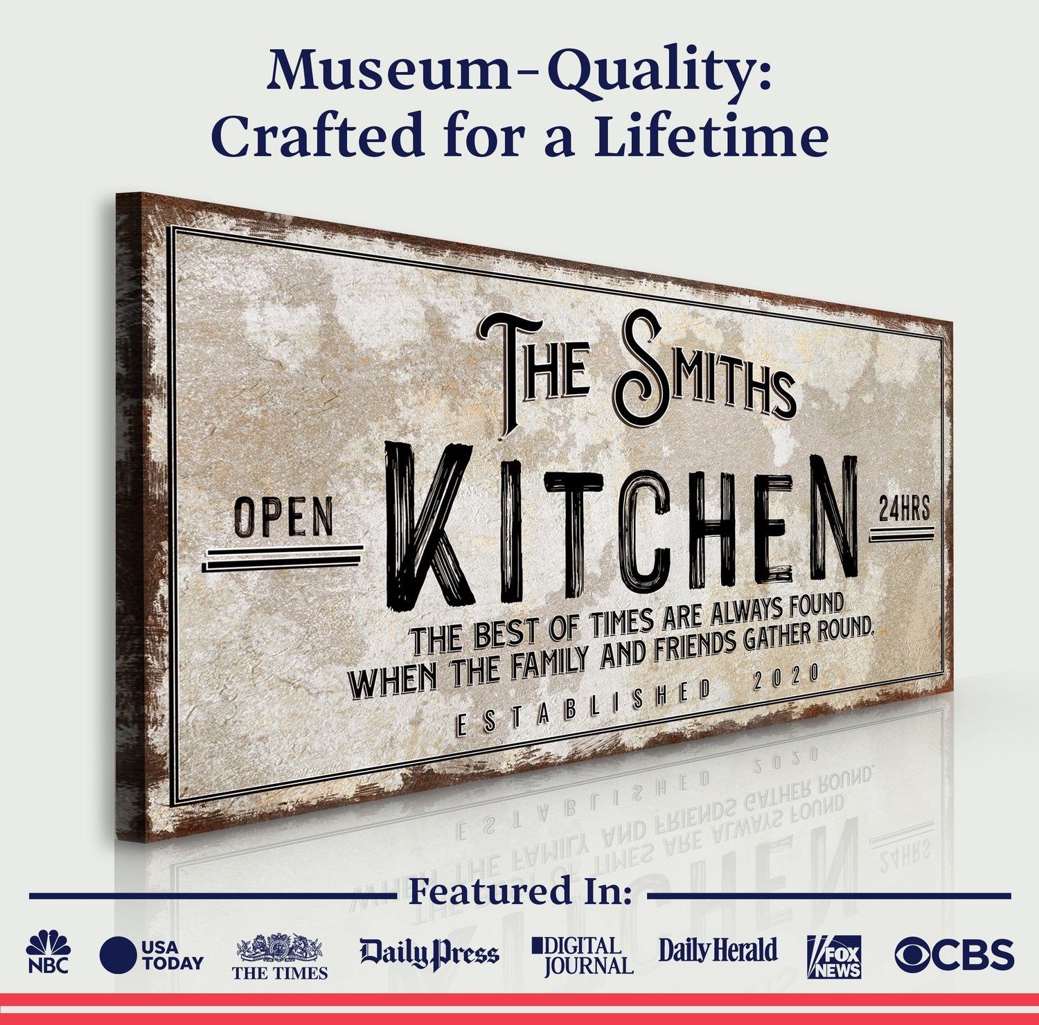 Family Kitchen Sign