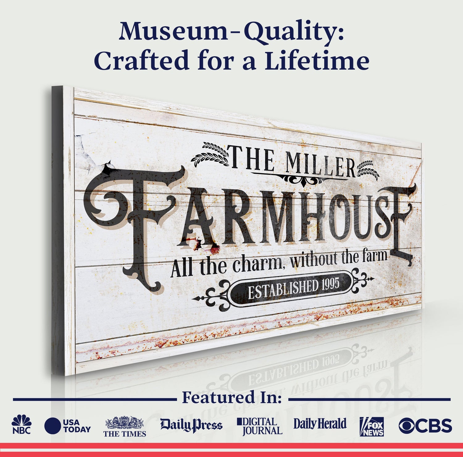 Personalized Farmhouse Sign II