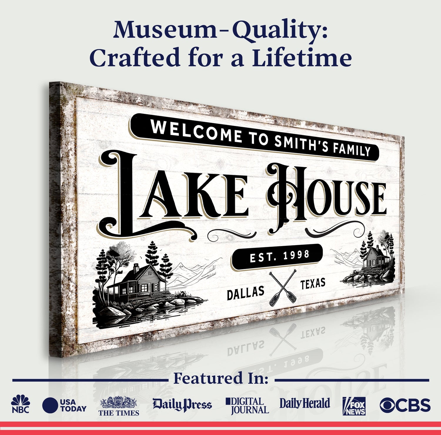 Lake House Sign VIII