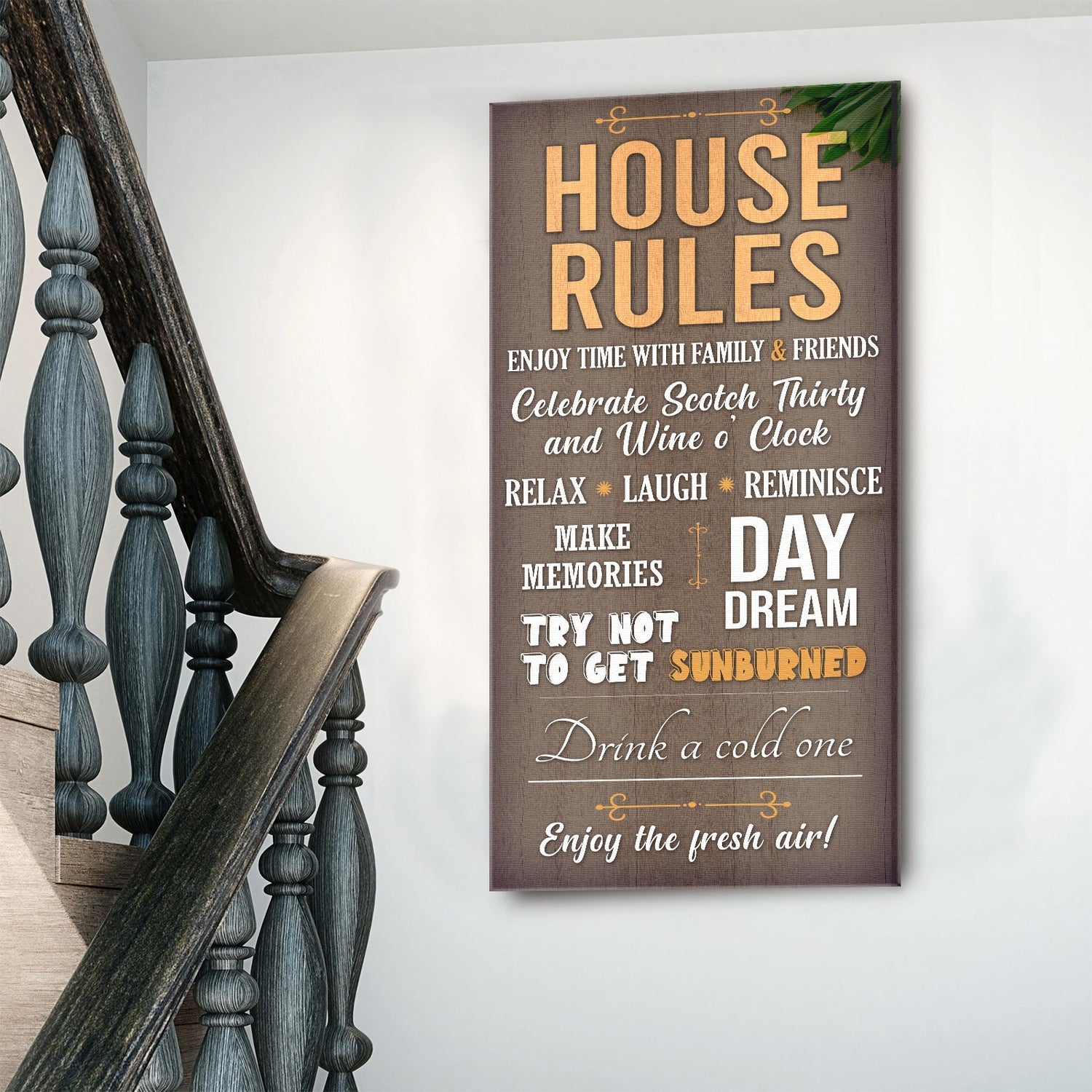 Patio Rules Sign