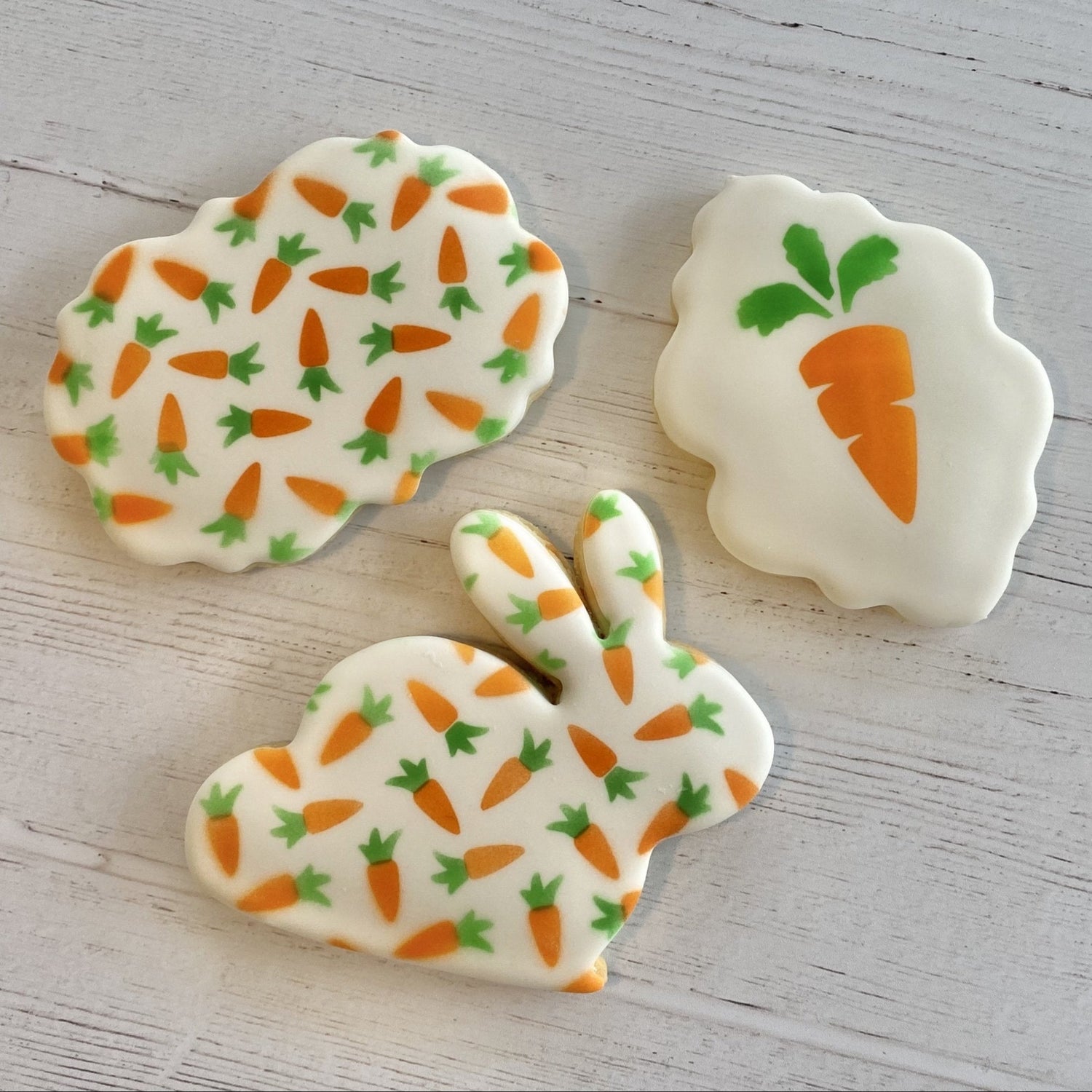 Leafy Carrot Cookie Stencil