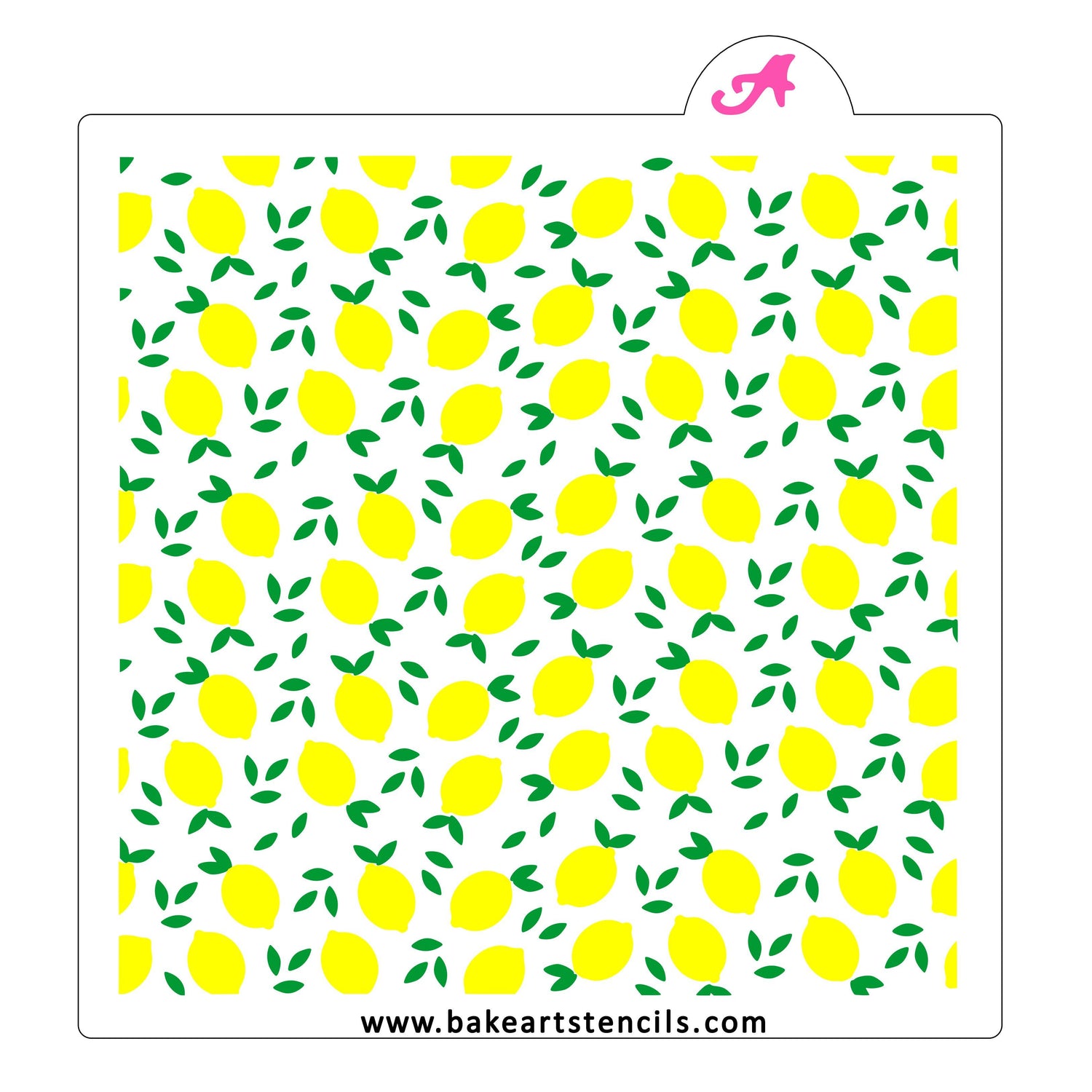 Leafy Lemon Stencil Set