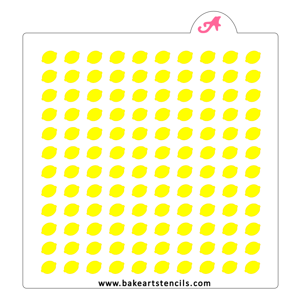 Lemon Sprinkles Stencil