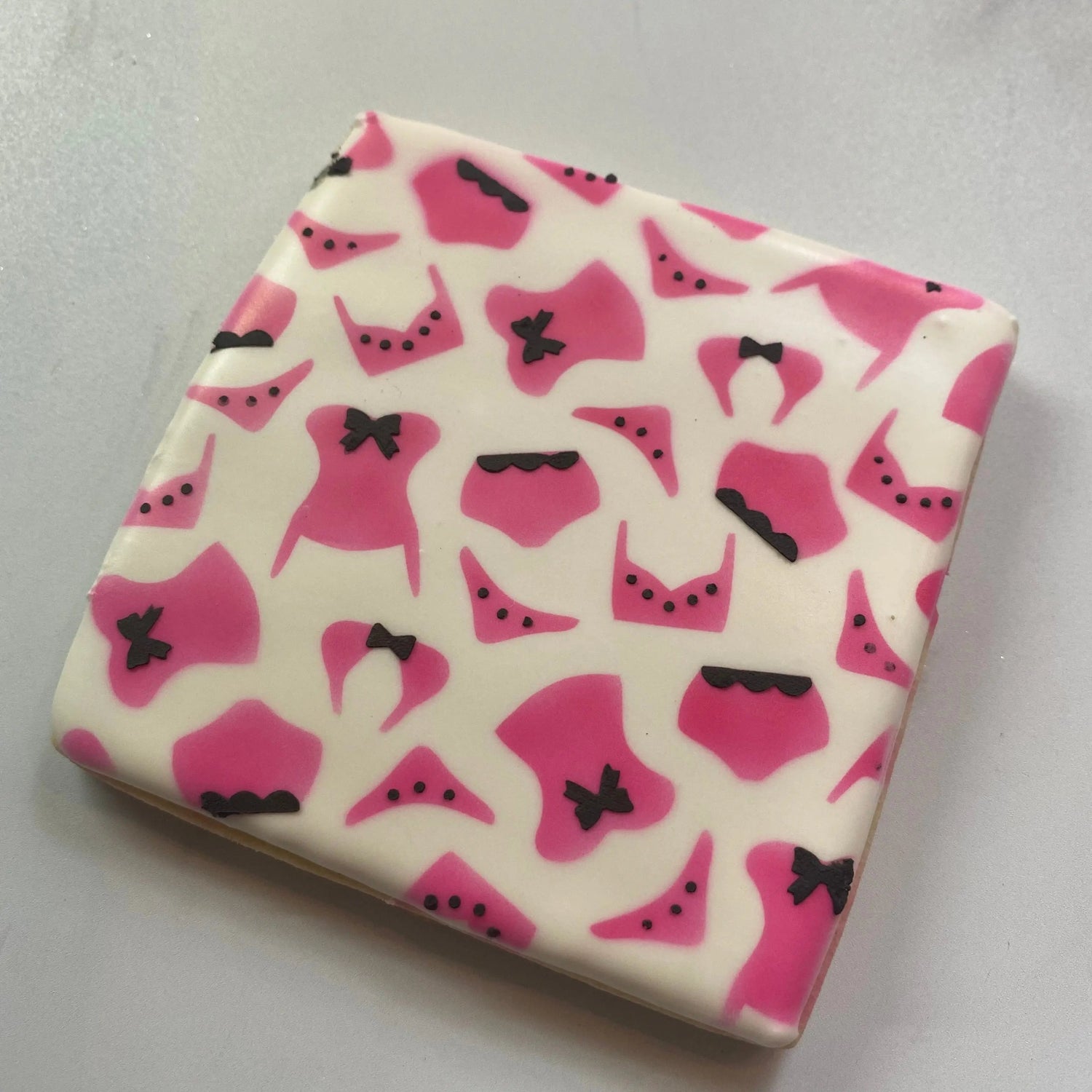 Lingerie Pattern Cookie Stencil