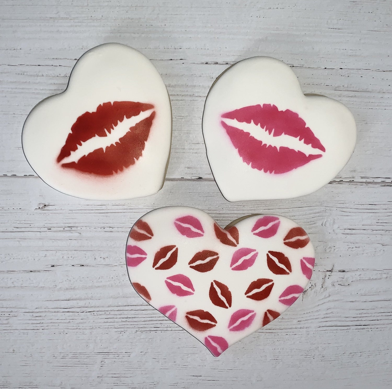 Lipstick Kiss Cookie Stencil