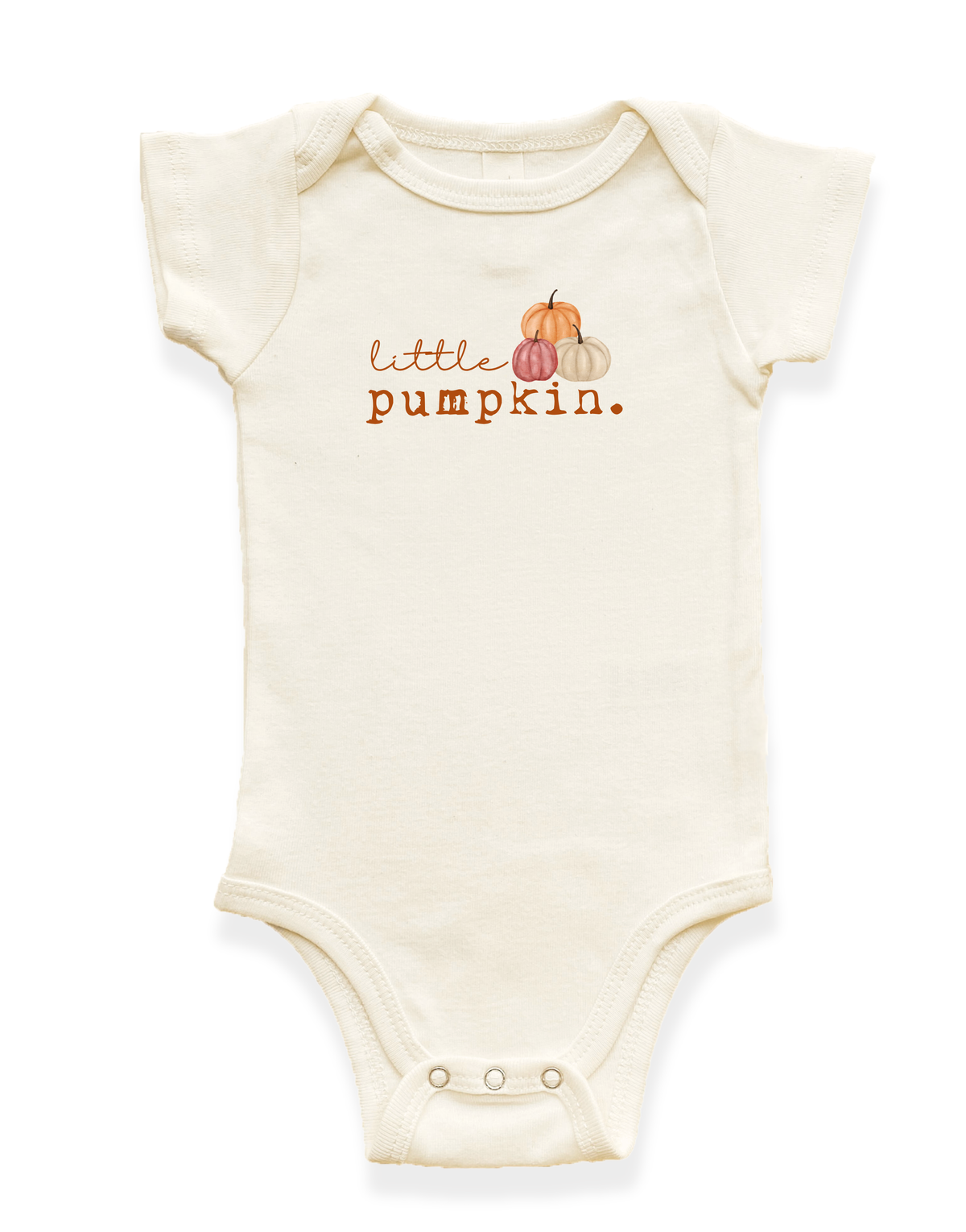 Little Pumpkin Stack Organic Baby Bodysuit by Tenth & Pine