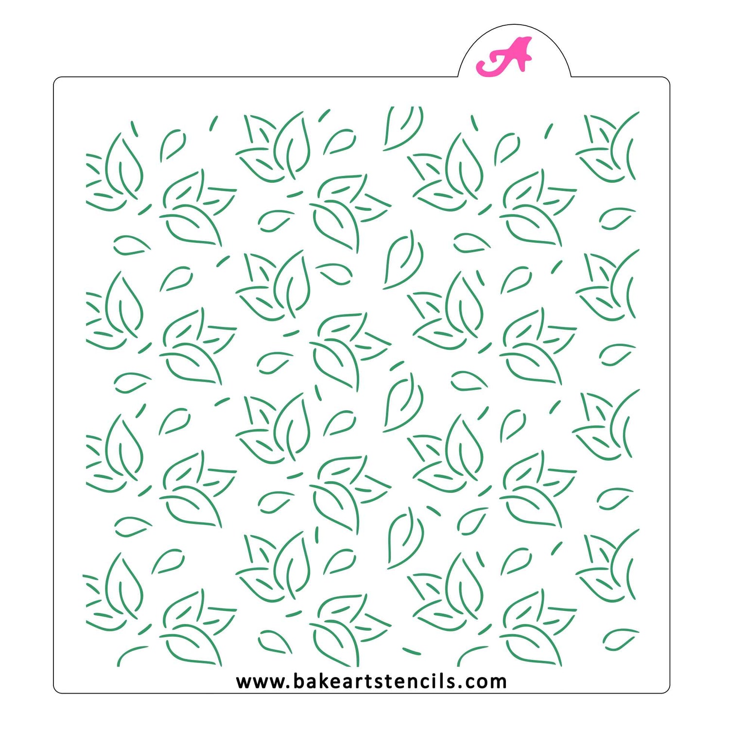 Lush Leaves Cookie Stencil Set
