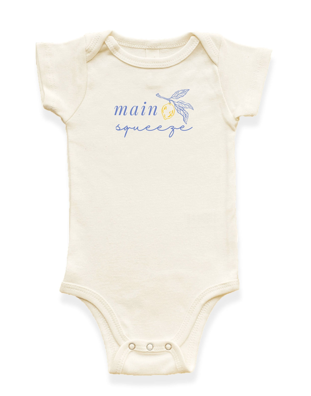 Main Squeeze Organic Cotton Baby Bodysuit by Tenth & Pine