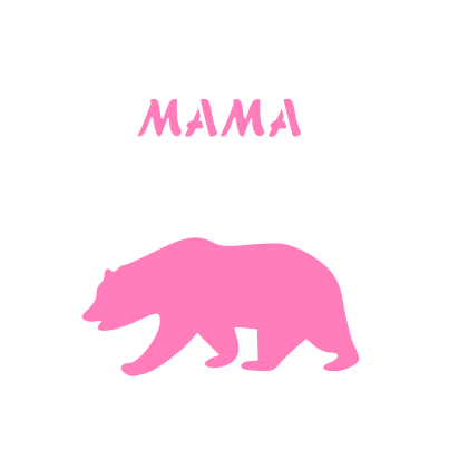 Mama Bear Cookie Stencil