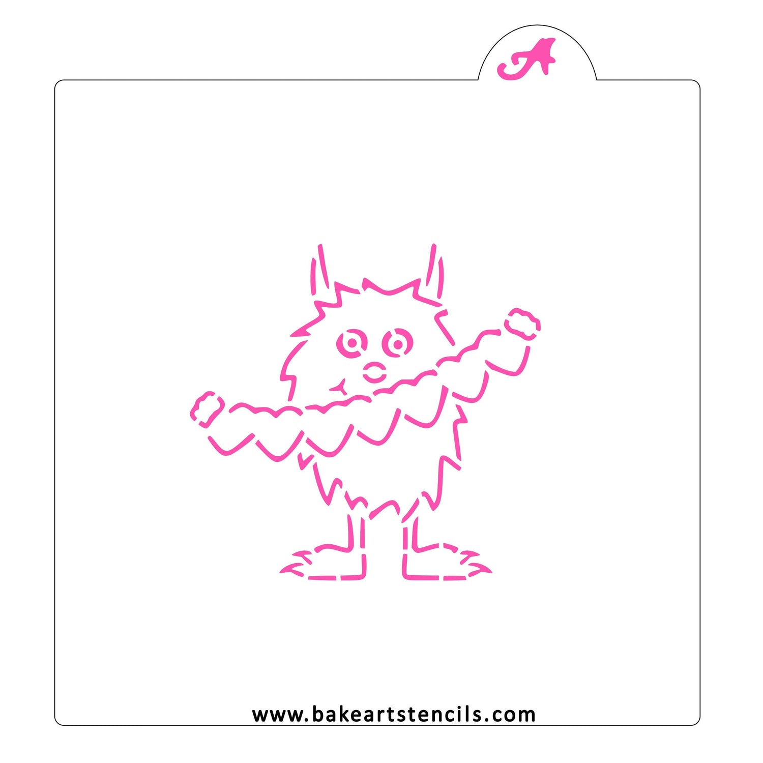 Monster Hearts PYO Cookie Stencil
