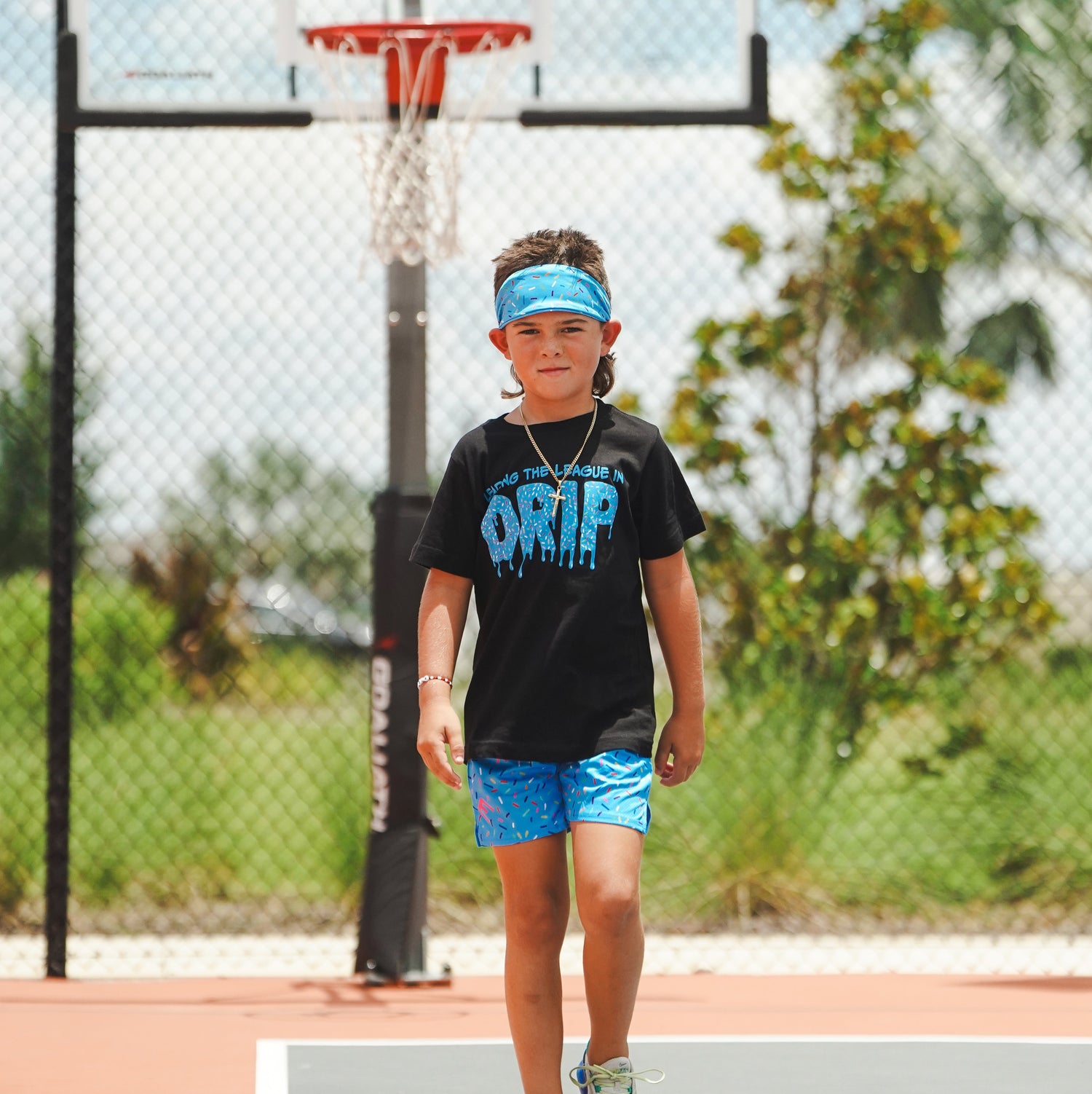 Blue Sprinkles Shorts
