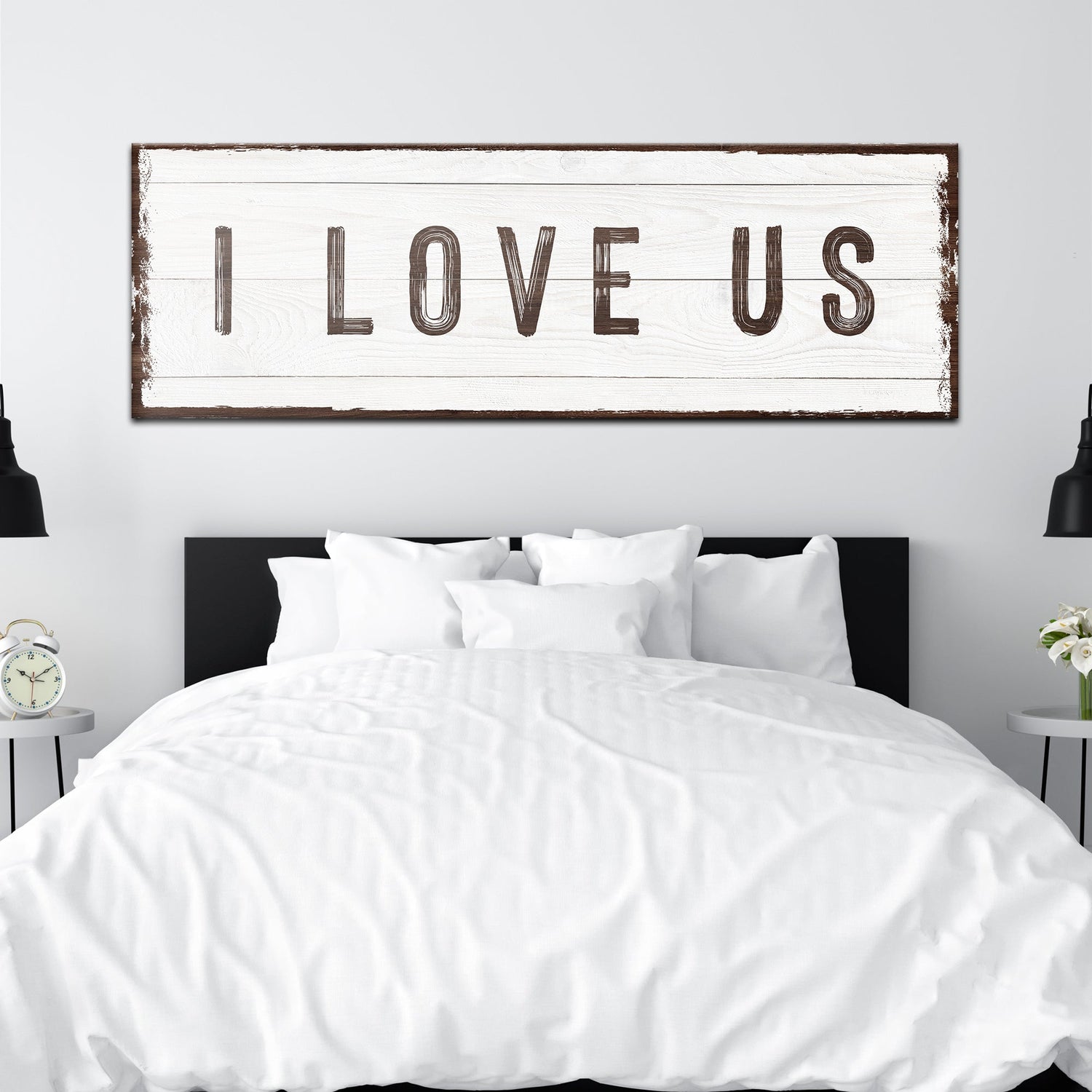 I Love Us Sign