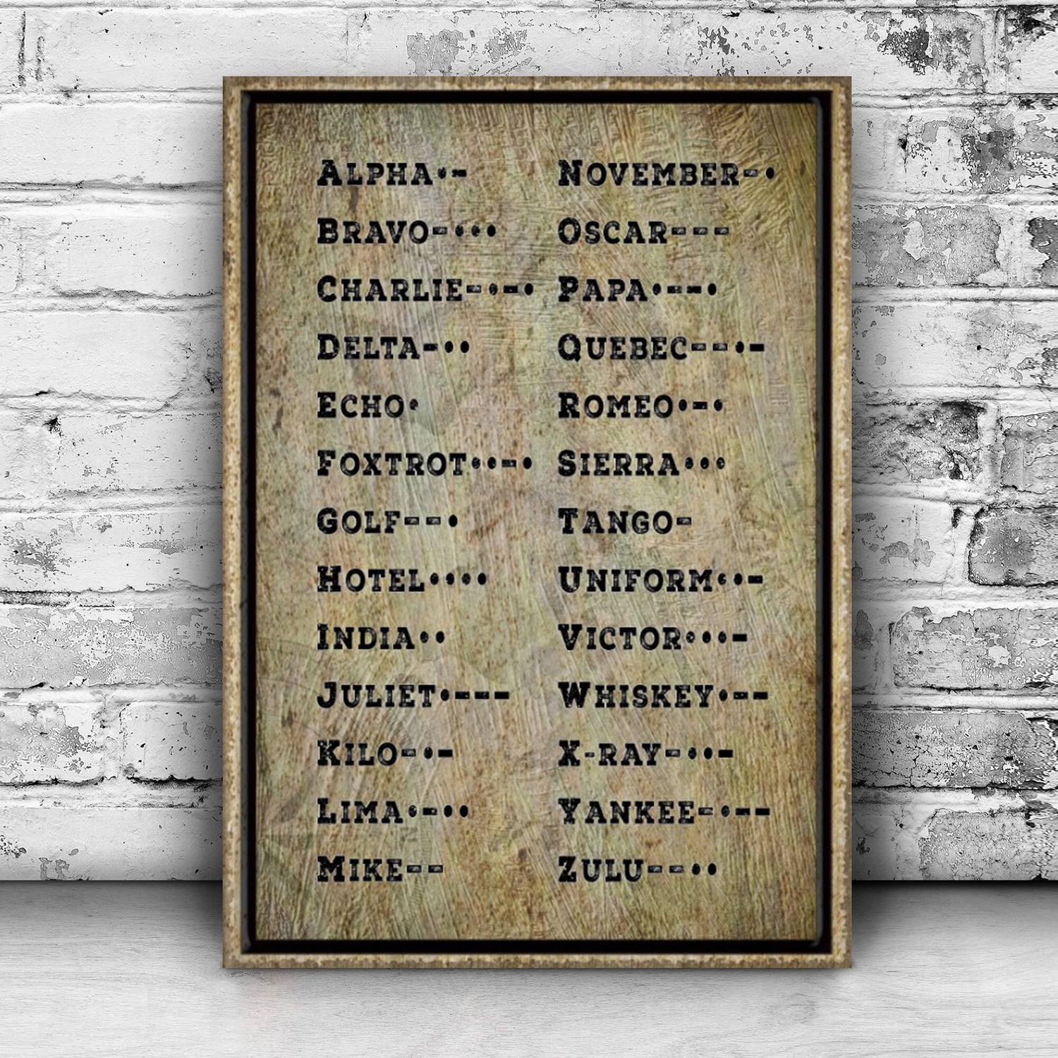 Morse Code Sign