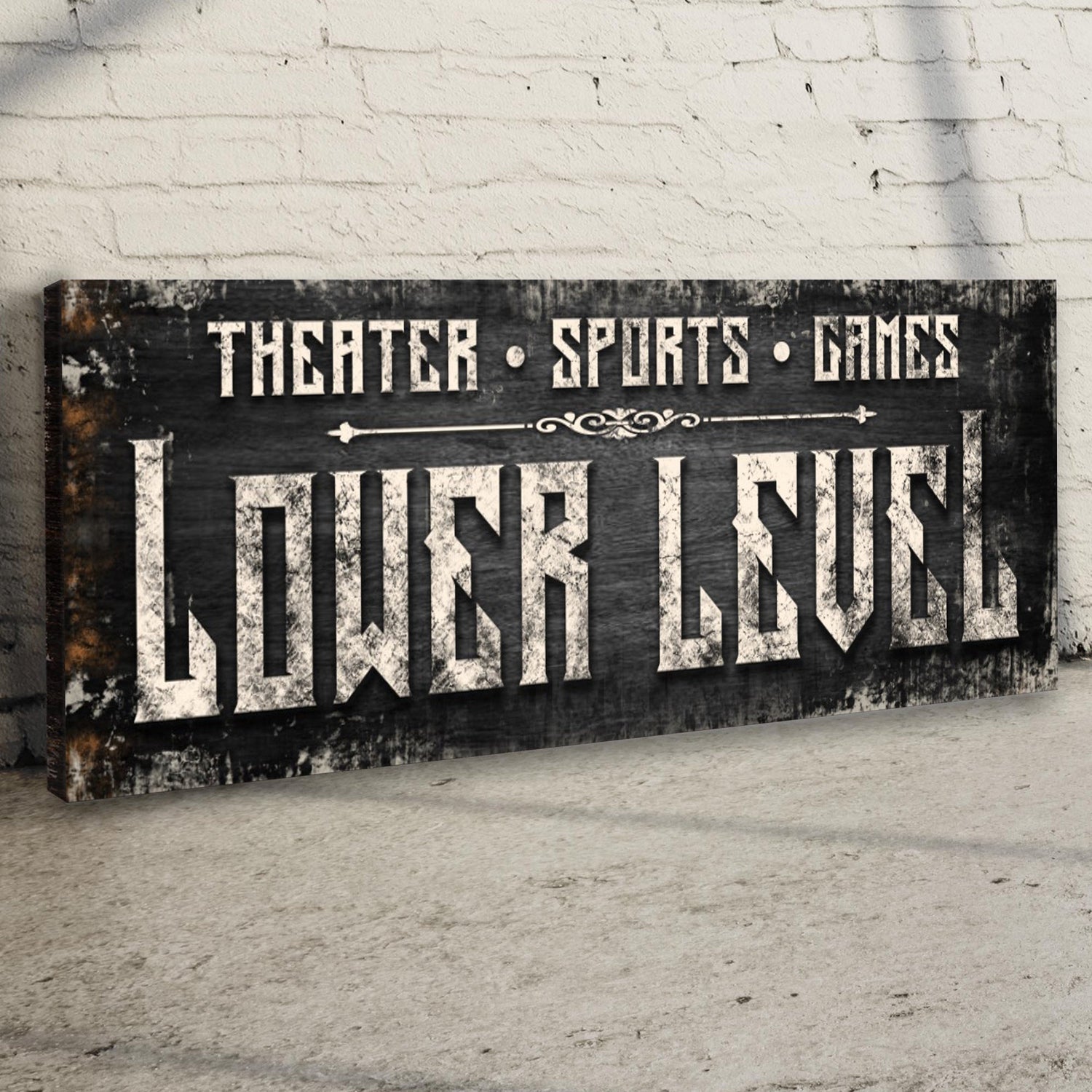 Lower Level Sign