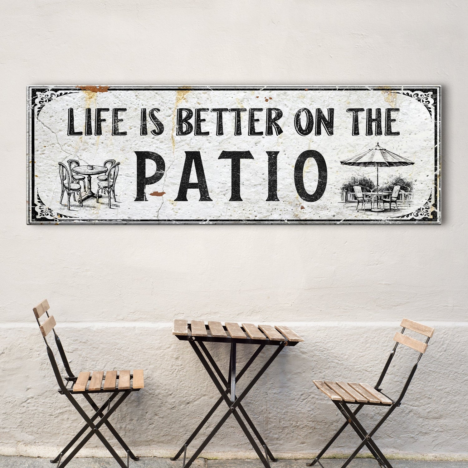 Life Is Better On The Patio Sign IV