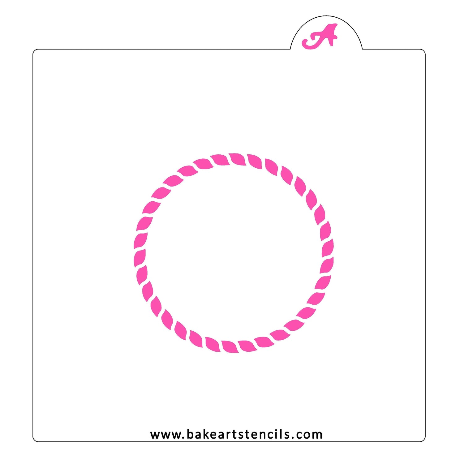 Nautical Rope Border Cookie Stencil