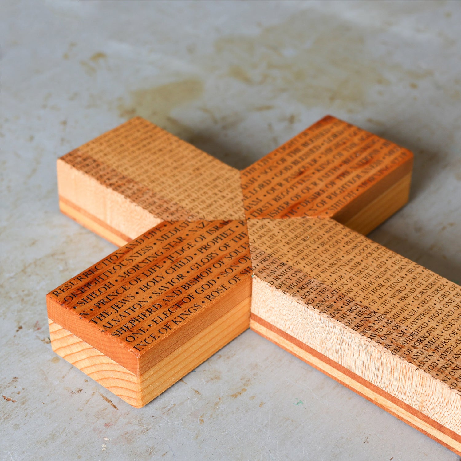Names of the Savior Cross