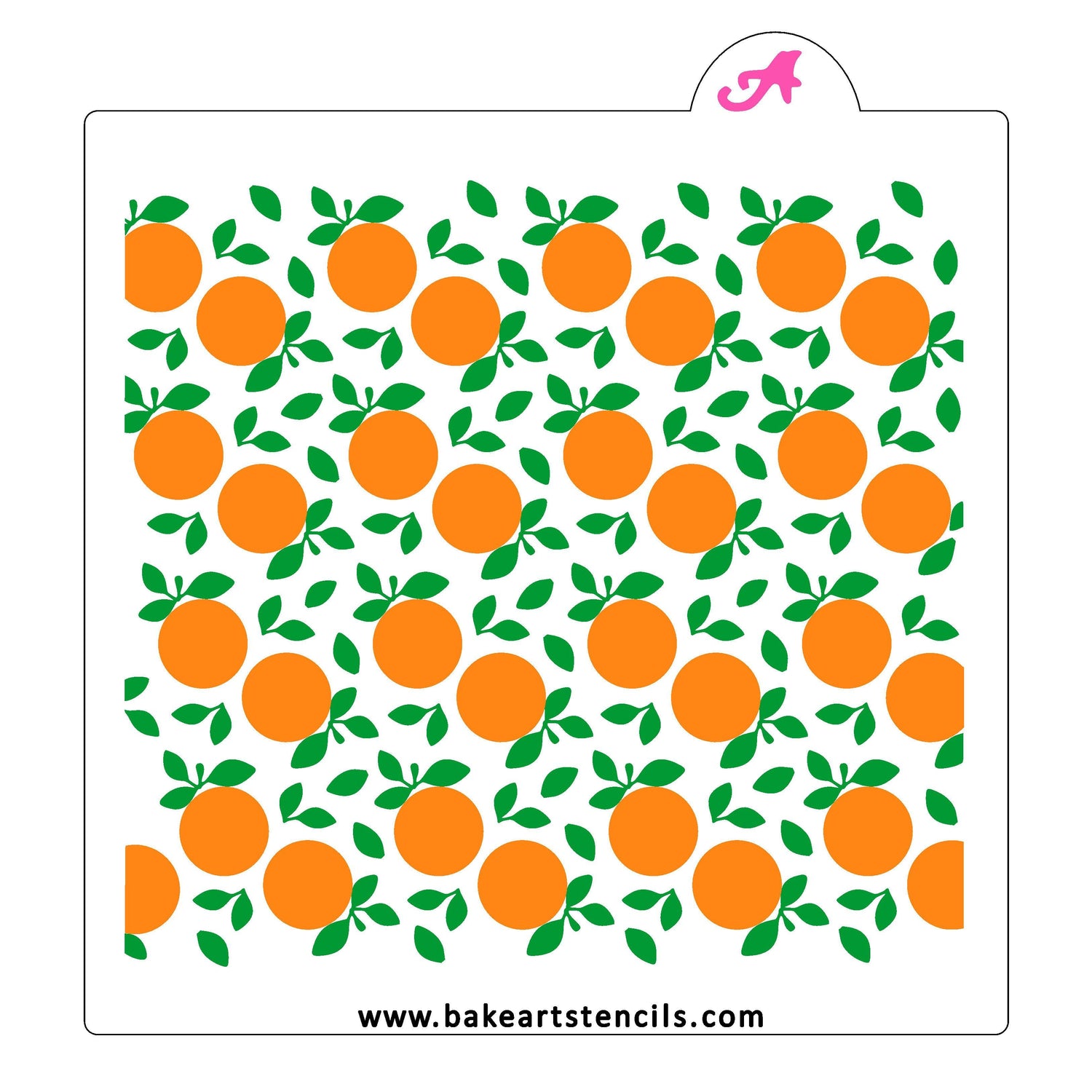 Orange Groves Cookie Stencil Set