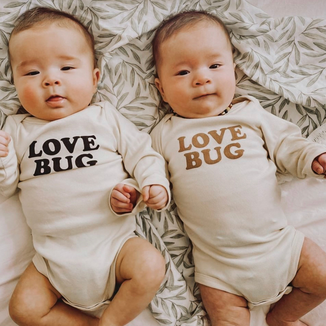 Love Bug Organic Bodysuit Long Sleeve by Tenth & Pine, product image 2