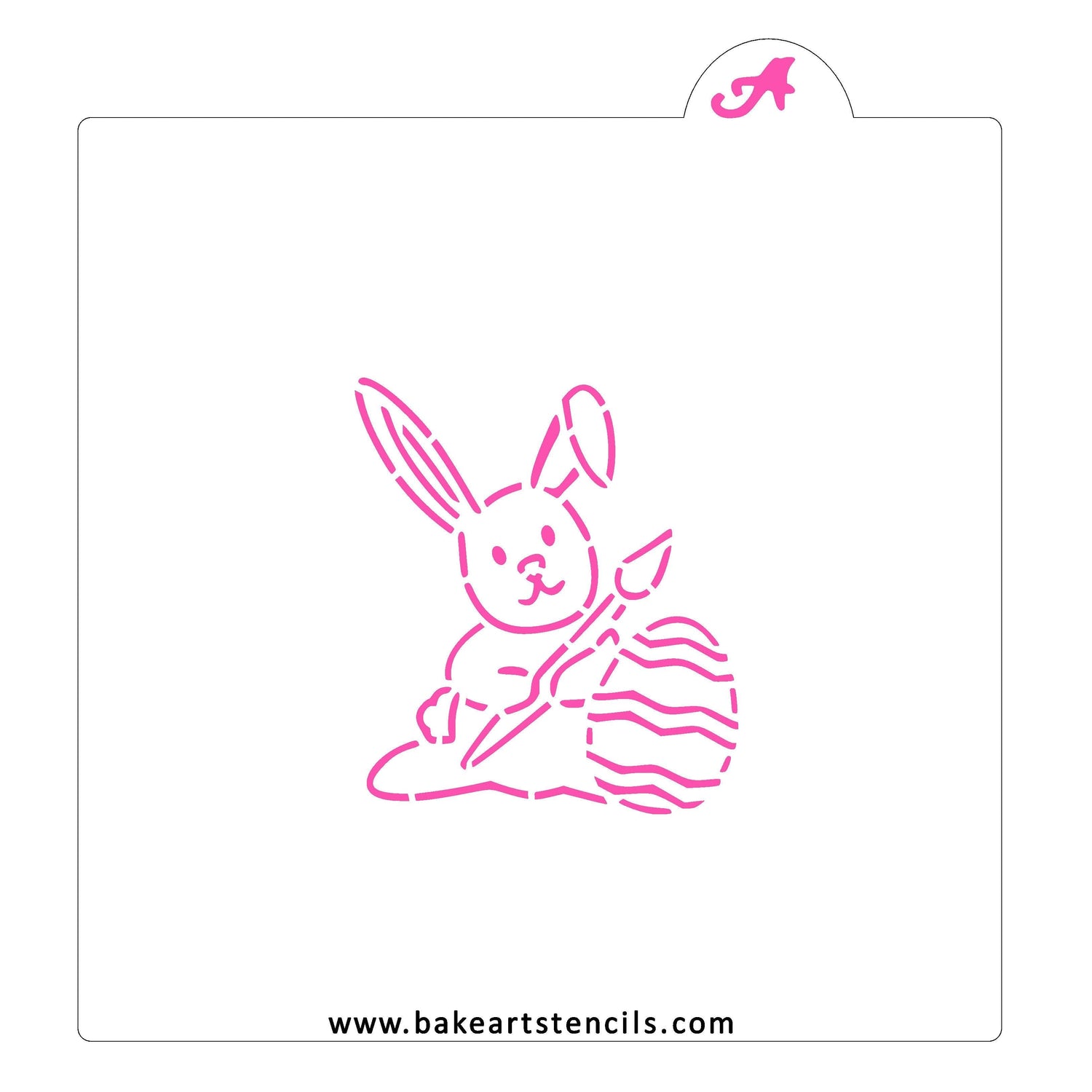 Painting Easter Bunny PYO Stencil