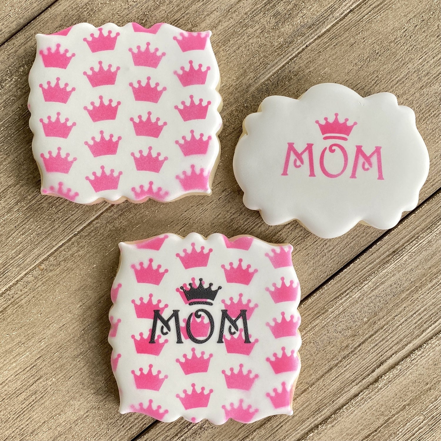 Queen Mom Cookie Stencil