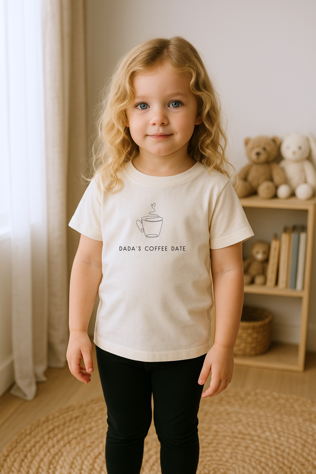 Dadas Coffee Date Organic Kids T-shirt by Tenth & Pine, product image 2