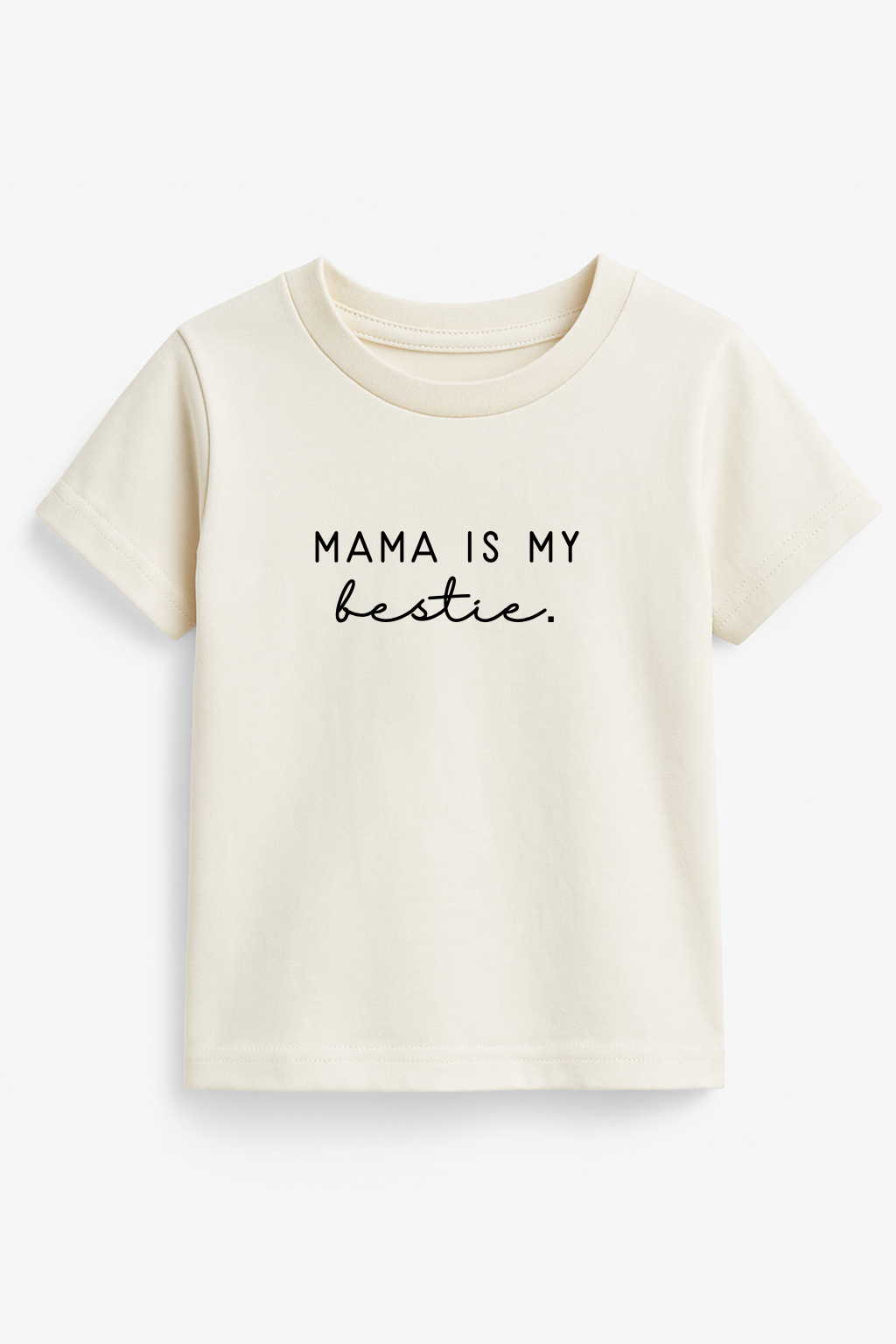 Mama Is My Bestie Organic Kids T-shirt by Tenth & Pine