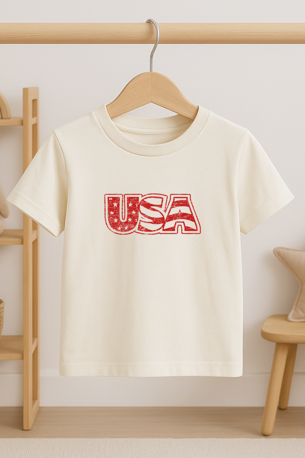 USA Organic Cotton Short Sleeve Toddler T-Shirt by Tenth & Pine, product image 4