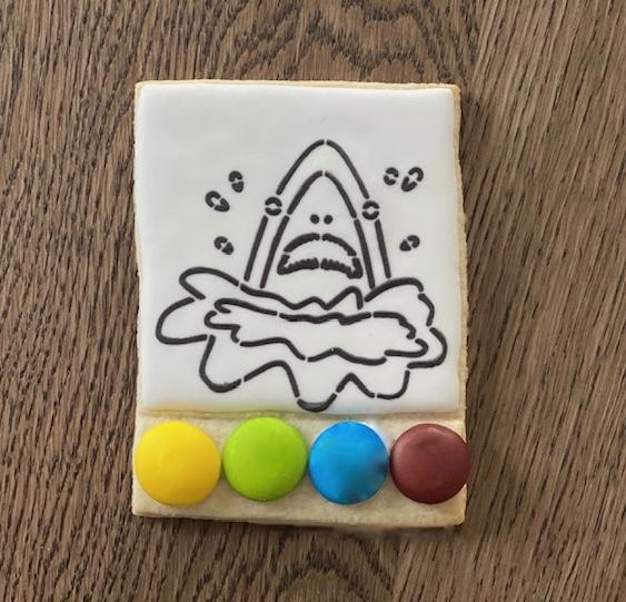 Scary Shark PYO Cookie Stencil