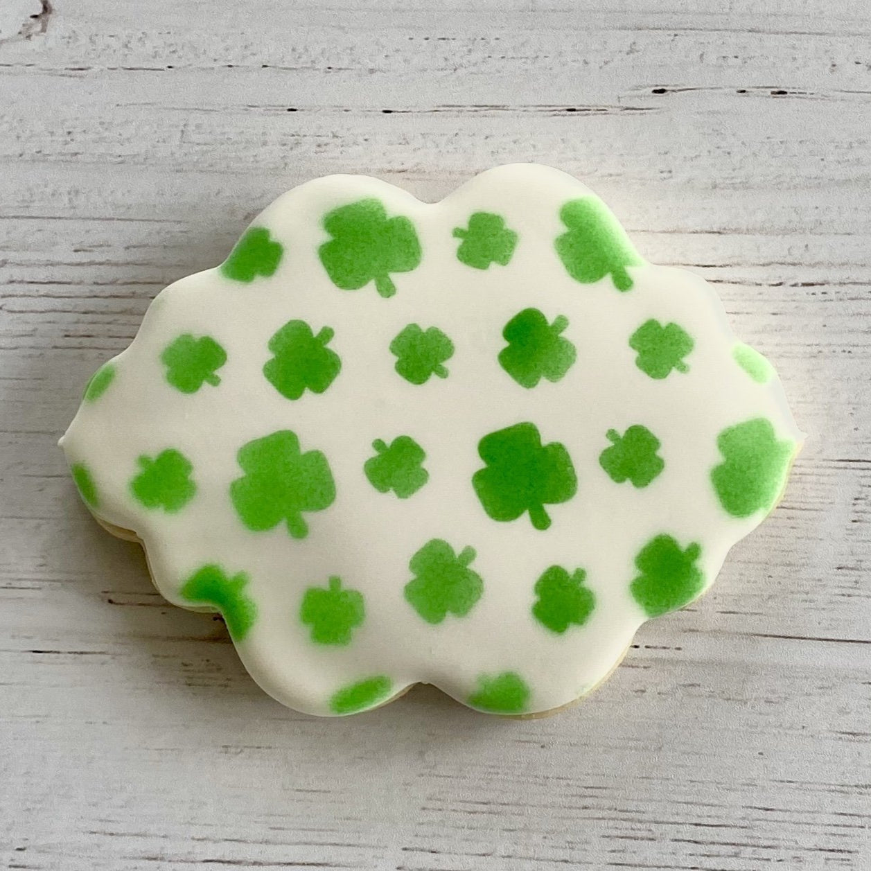 Shamrock Confetti Pattern Stencil