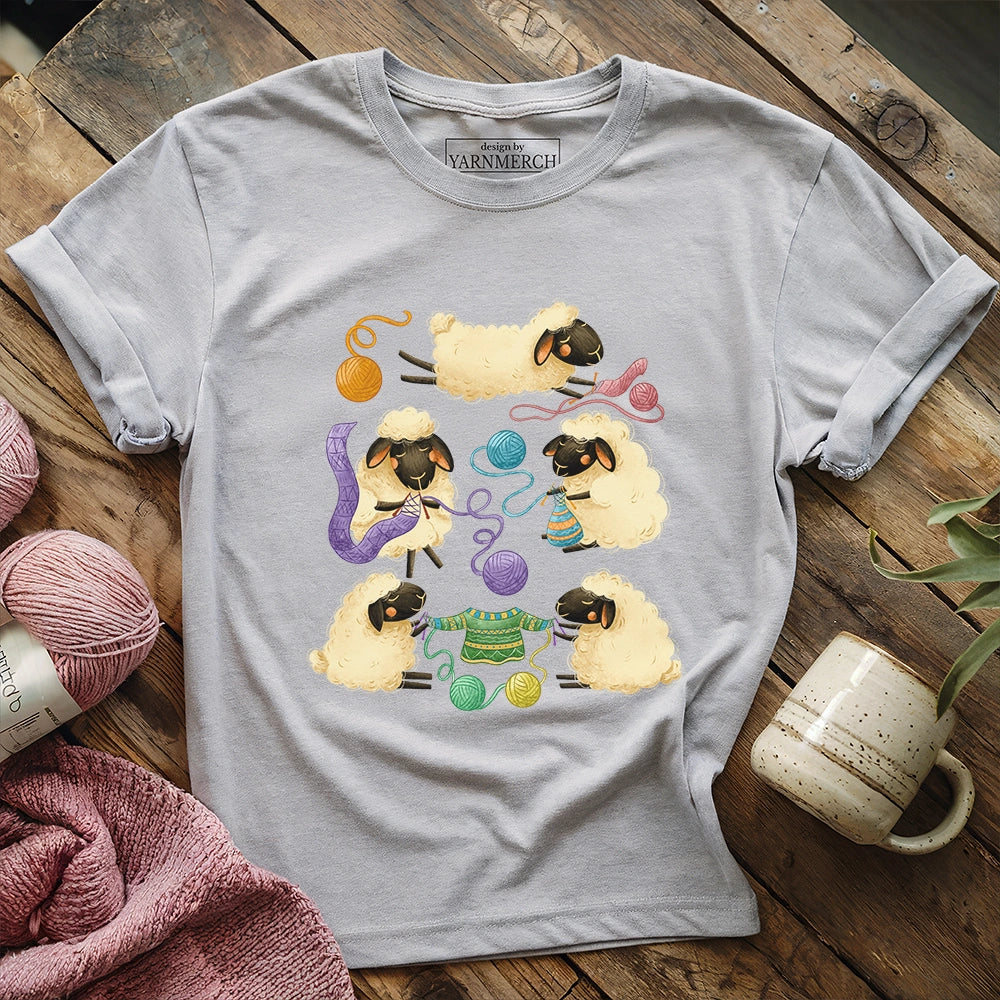 We're Sheep Knitters T-shirt