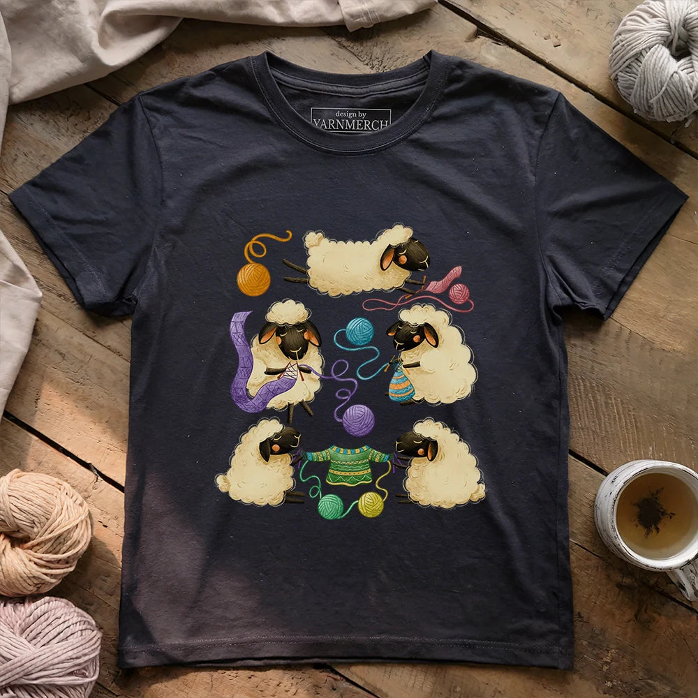 We're Sheep Knitters T-shirt