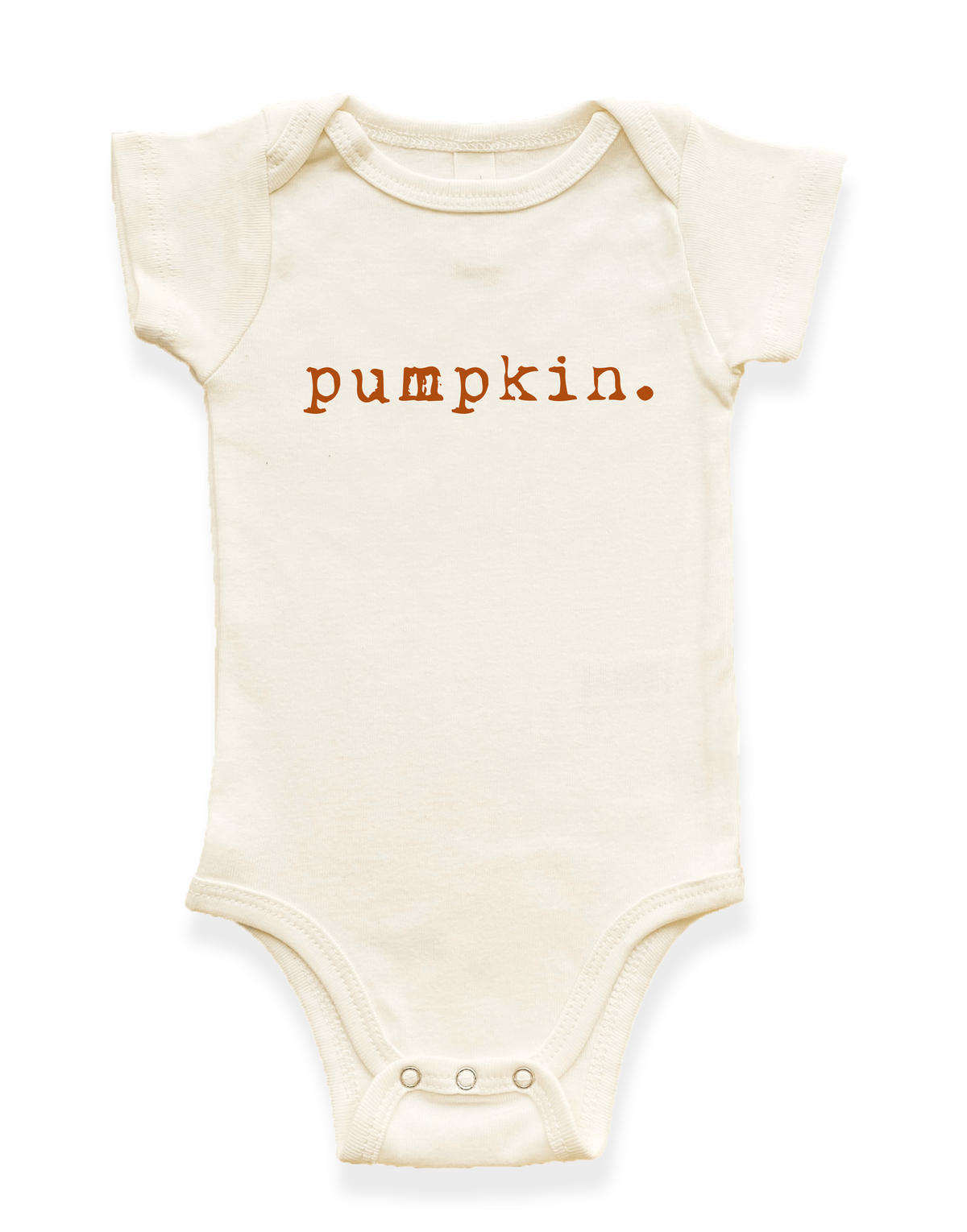 Pumpkin Organic Baby Bodysuit by Tenth & Pine