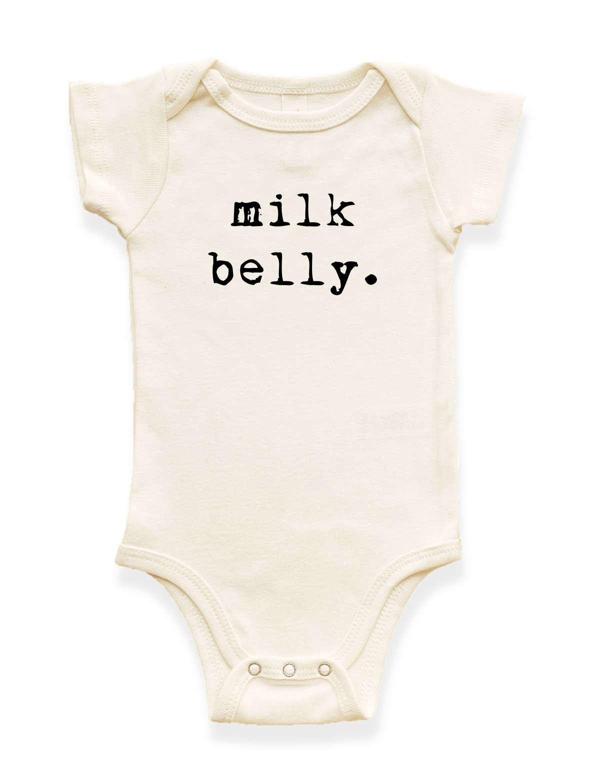 Milk Belly Organic Baby Bodysuit by Tenth & Pine